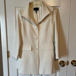 Le Chateau ivory pea coat